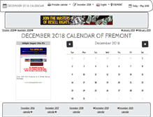 Tablet Screenshot of december-calendar.com